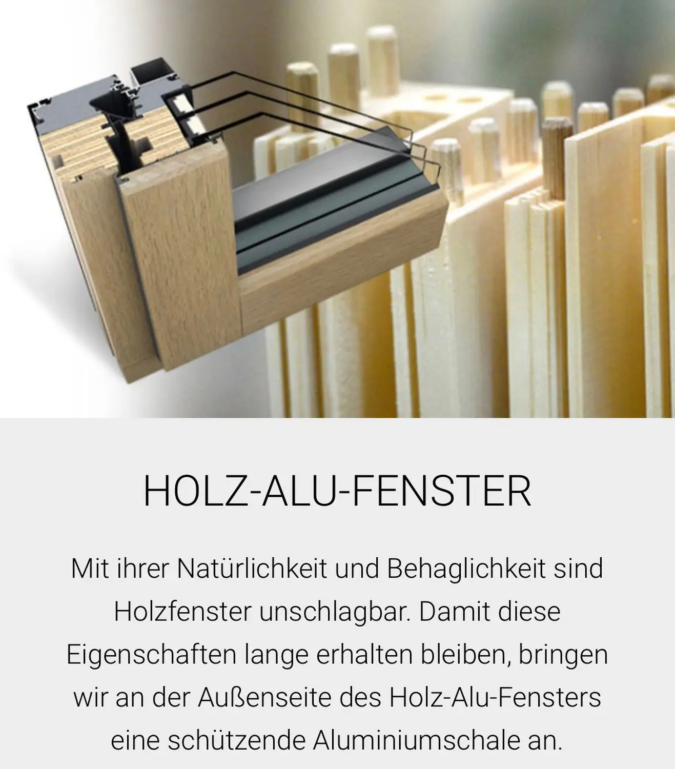 Fenster Paradies - Flyer für Holz- und Aluminiumfenster